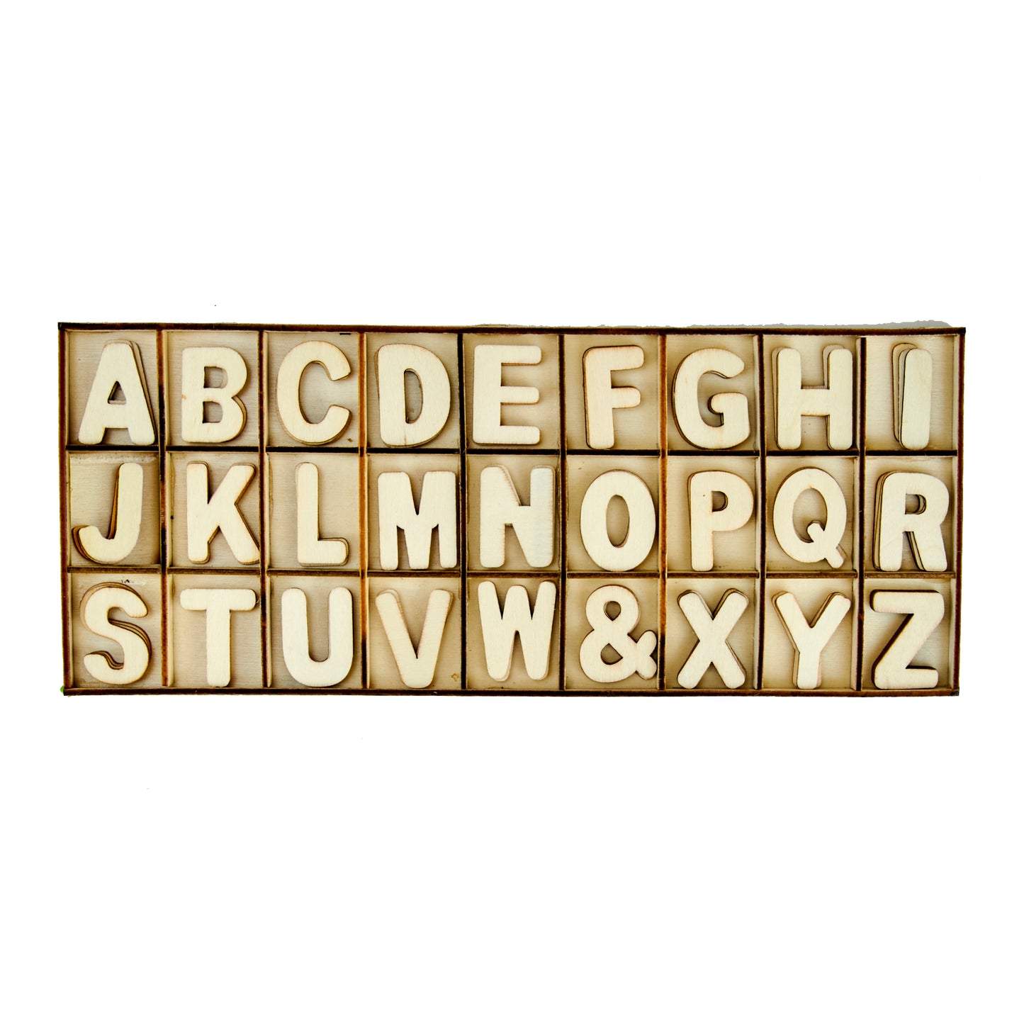 Makr Wood Alphabet Kit- 81pc