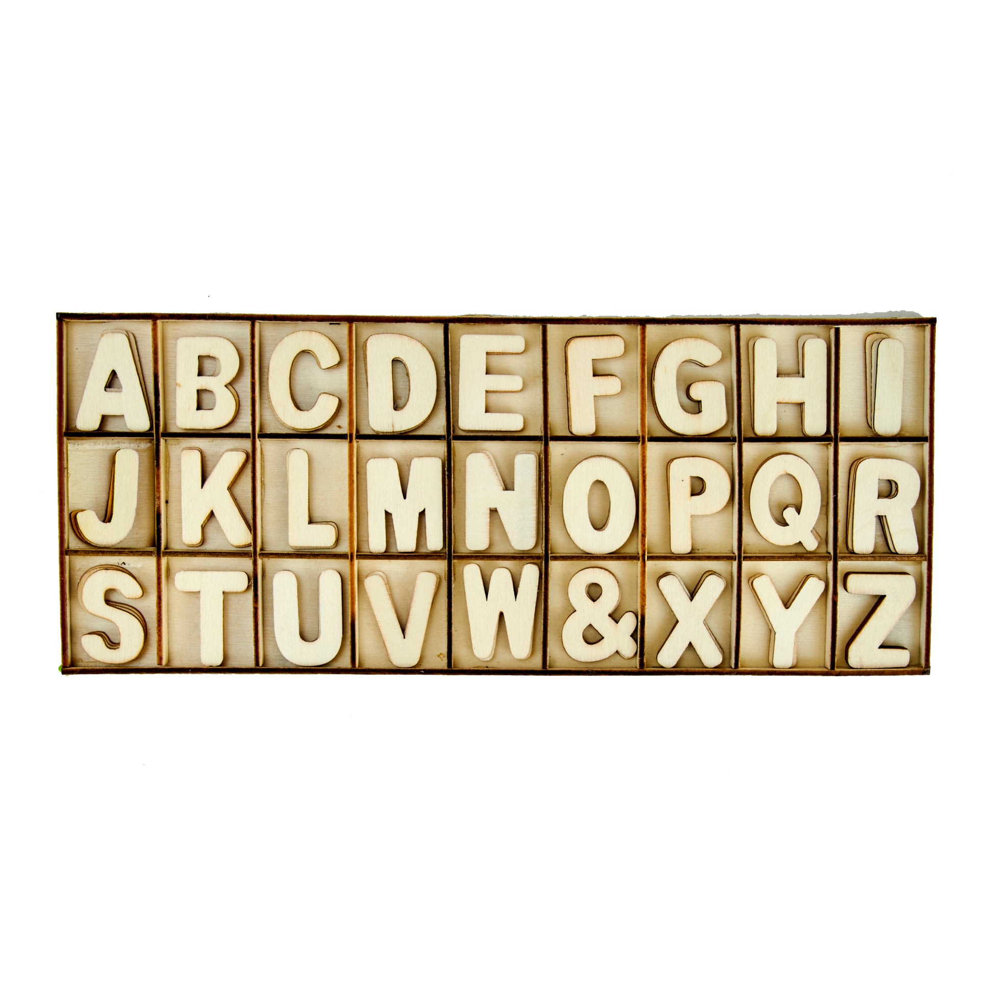 Makr Wood Alphabet Kit- 81pc