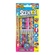 Scentos Scented Duos Double Ended Coloured Pencils- 12pk