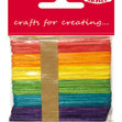 Arbee Craft Sticks, Coloured- 100pk