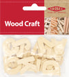 Arbee Wood Letters, Natural- 25mm