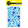 Value Craft Rhinestone Sticker, Bubble Blue-Royal