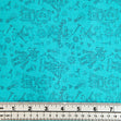 Craft Prints Fabric, Bits & Bolts, Outline Robots- Width 112cm