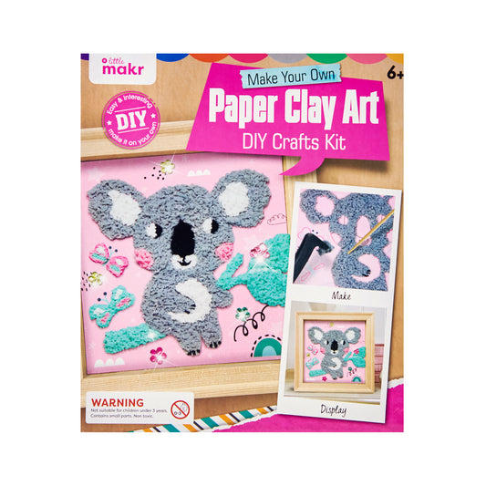 Little Makr Make Your Own Paper Clay Art Kit - Koala