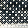 Printed Cotton Duck Fabric, Black Board Check- Width 140cm
