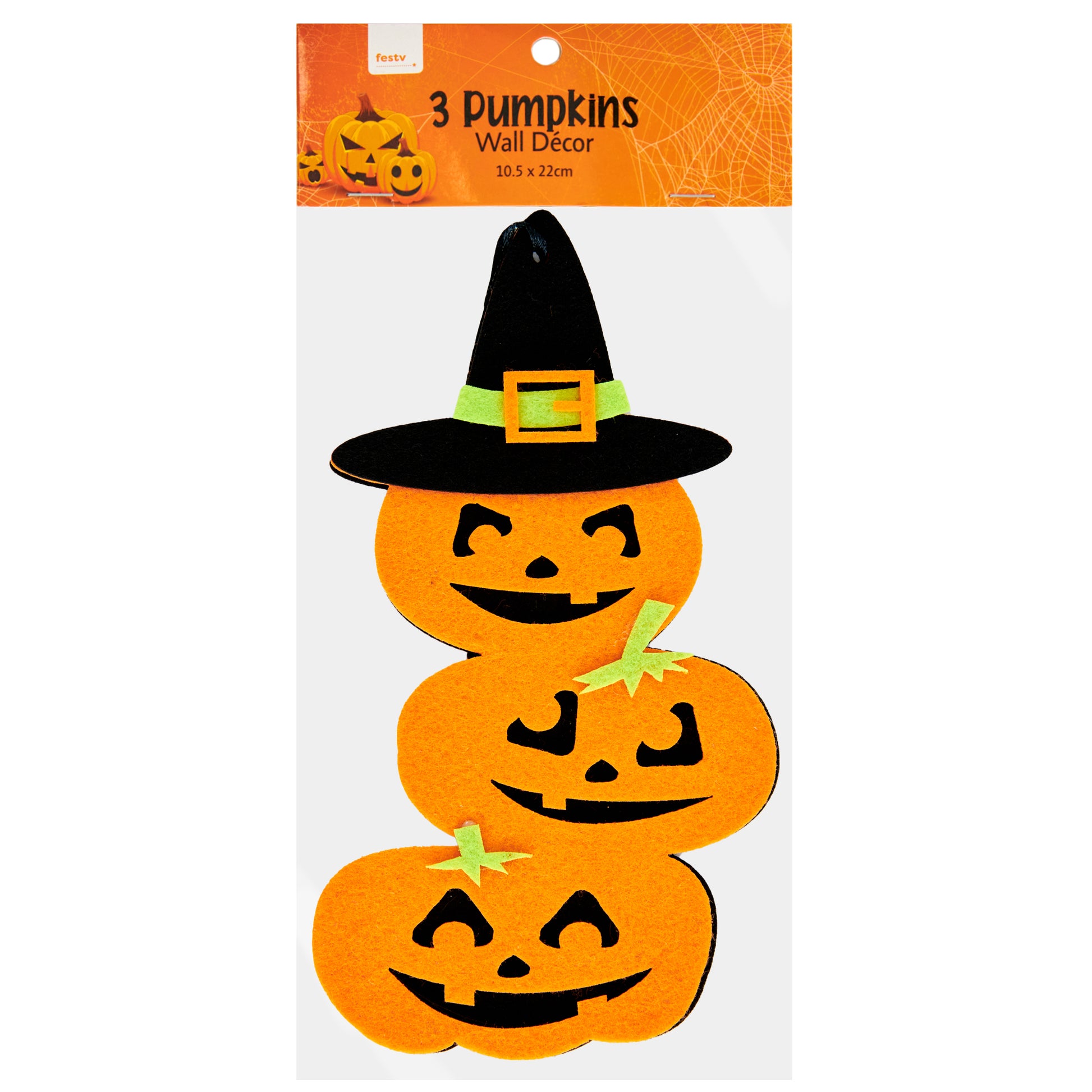 3-Pumpkins Wall Decor