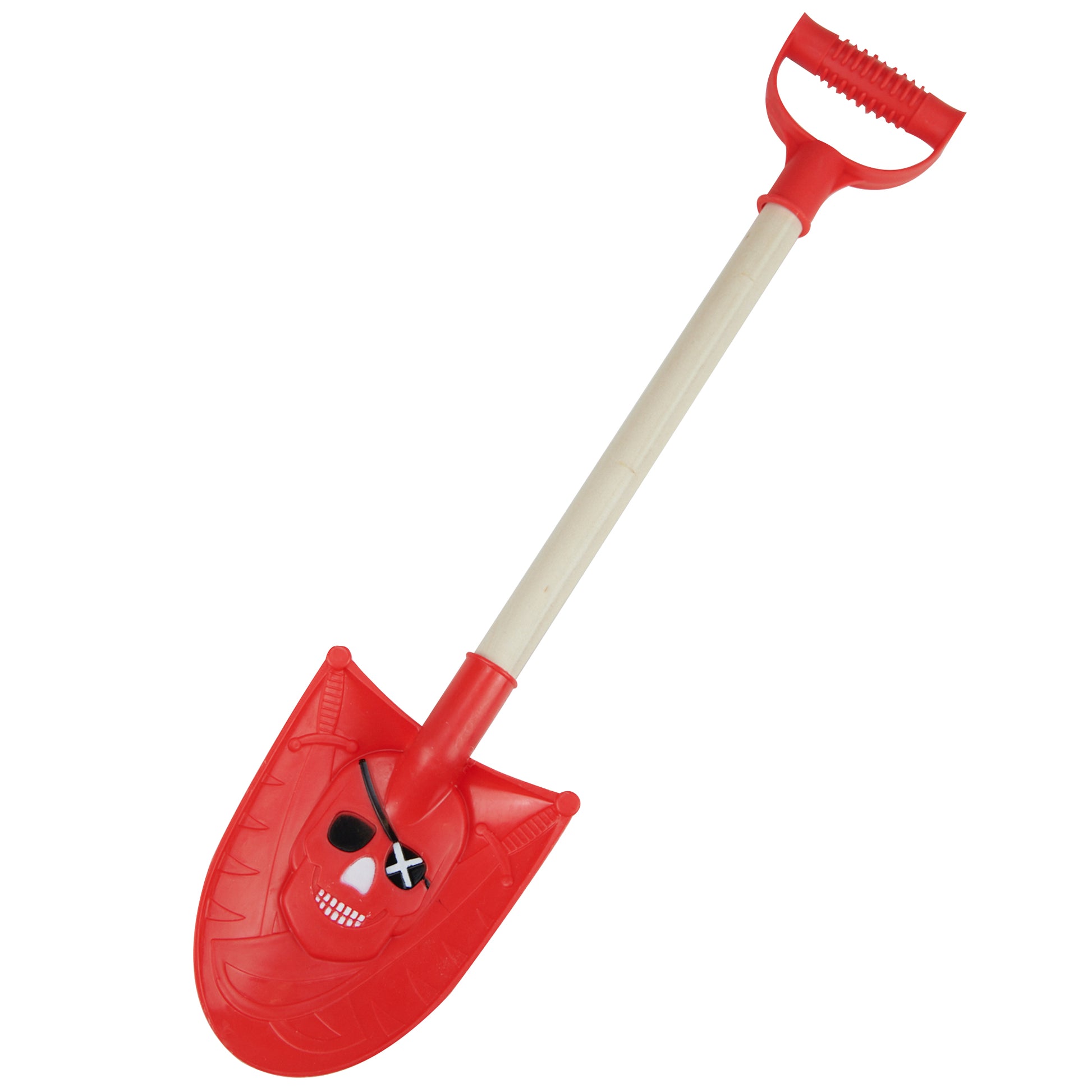 Beach Shovel With Wood Handle, Pirate- Large