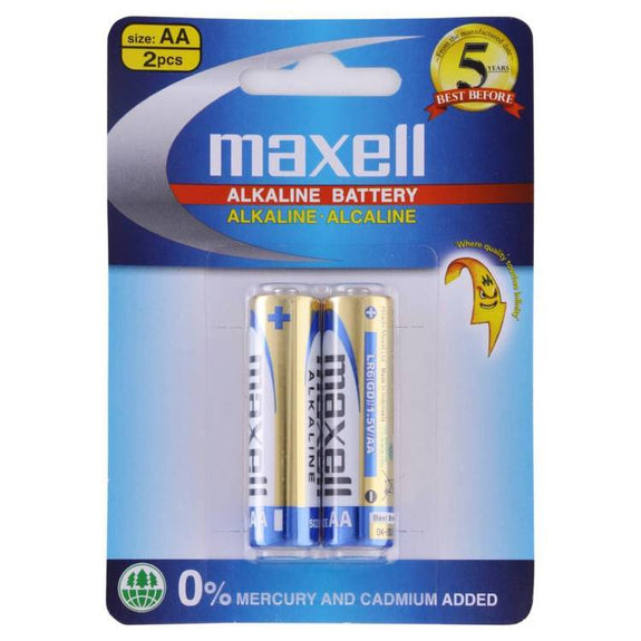 Maxell Alkaline Battery  LR6 AA (DXL)- Powerlii – Summit Time General  Trading