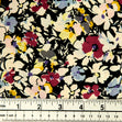 Printed Cotton Voile Fabric, Assorted Flowers- Width 140cm