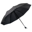 Trifold Umbrella Vanya, Black- 60cm