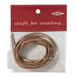 Arbee Leather Thonging, 2mm Flat Natural- 2m