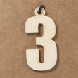 3 Small Plywood Number- 3.5cm