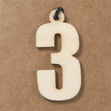 3 Small Plywood Number- 3.5cm