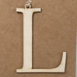 L Large Plywood Letter- 8cm