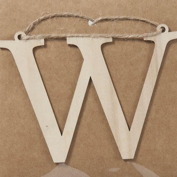 W Large Plywood Letter- 8cm – Lincraft New Zealand