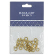 11mm Lobster Clamp Charm, Gold- 14pc- Sullivans