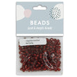 3.6mm Glass Seed Beads, Red- 25g- Sullivans