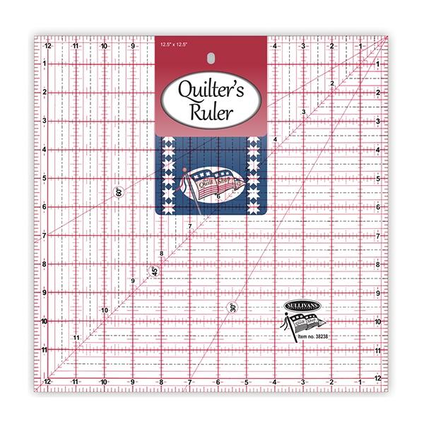 Sullivans Quilter's Ruler, Square- 12.5x12.5in