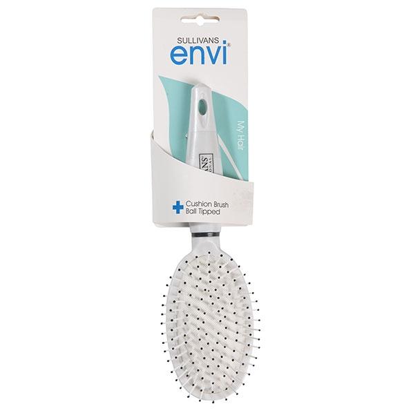 Cushion Hair Brush, Ball Tipped - Envi