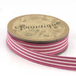 Bowtique Cotton Ribbon, Pink Stripes- 15mm x 5m