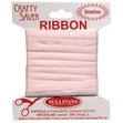 Crafty Saver Satin Ribbon, Pale Pink- 6mm x 6m