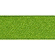 Double Sided Satin Ribbon, Bright Green- 22mm x 3m