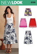 Newlook Pattern 6106 Misses' Skirts