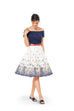 Burda Pattern 6341 Misses' inverted pleat skirt