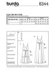 Burda Pattern 6344 Misses' wrap dress