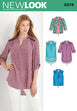 Newlook Pattern 6292 Misses' Tunic or Top and Pull-on Pants