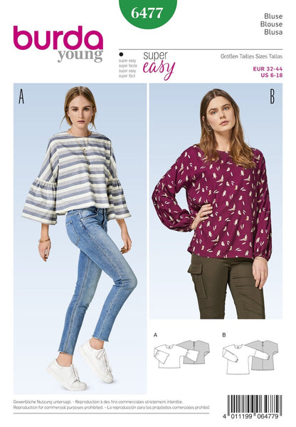 Burda Pattern 6477 (6-18)