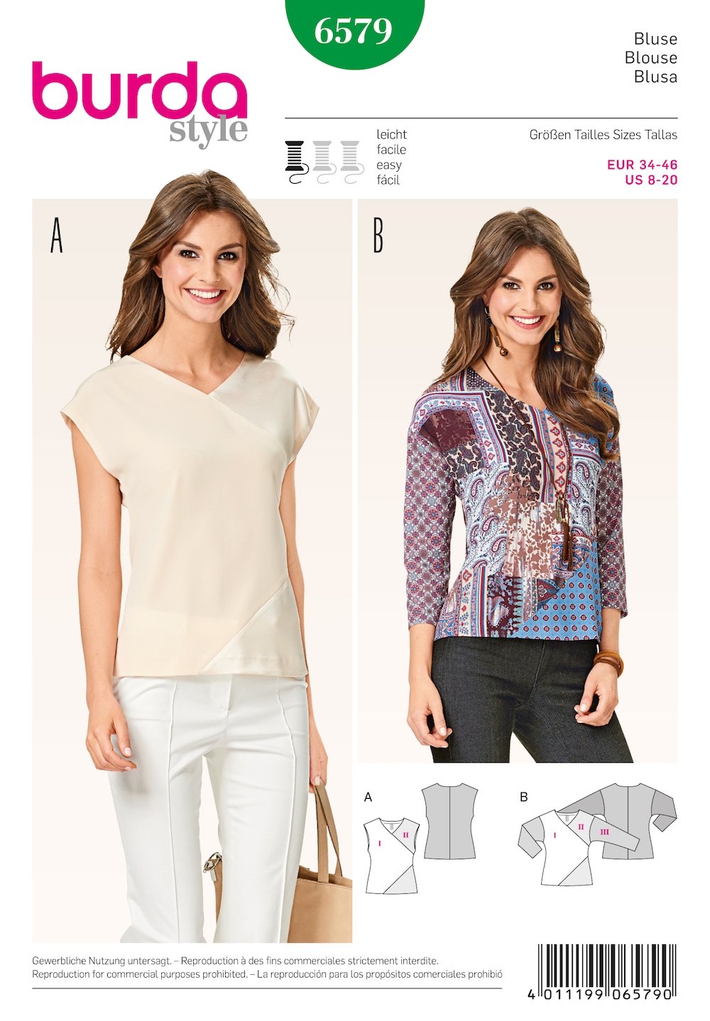 Burda Pattern 6579 (8-20)