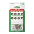 Ring Top Snap Fastener Size 12mm, Silver- 8 Sets