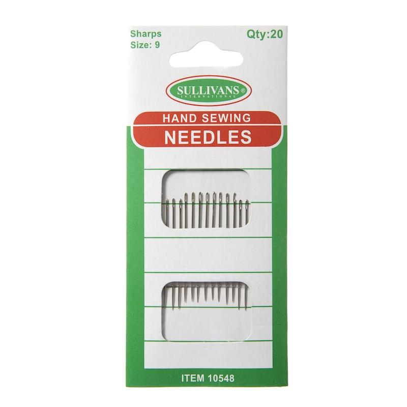 Hand Sewing Needles, Sharps Size 9- 20pk – Lincraft New Zealand