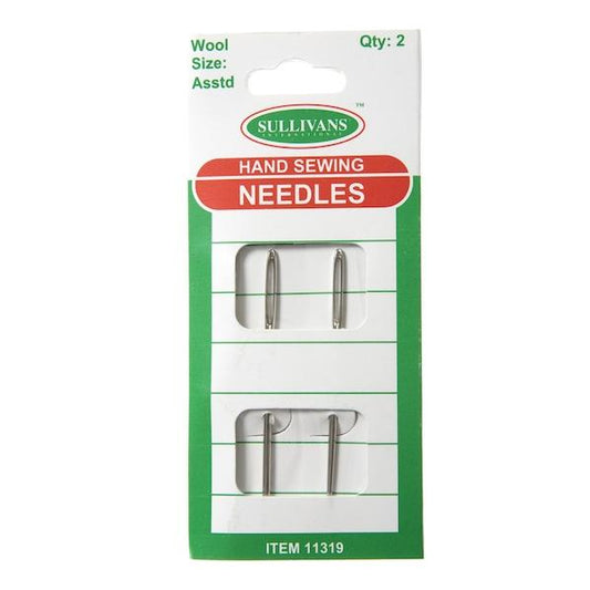 Wool Needles, 50mm- 2pk