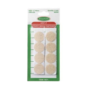 Velcro White 2 x 10 Pairs I Velcro Dots Small Round 35 mm Pack of 20 Fleece  and Hooks Self-Adhesive Double-Sided Adhesive Dots Small Velcro Dots