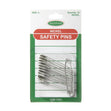 Sullivans Safety Pins Size 1, Silver- 12pk