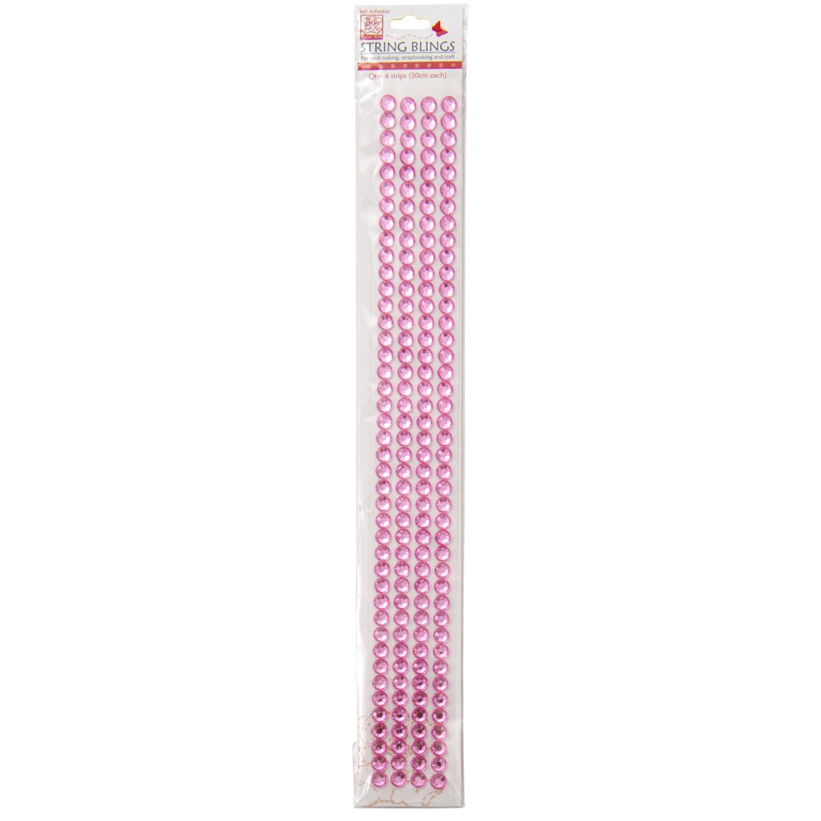 Sullivans String Blings, Hot Pink- 7mm