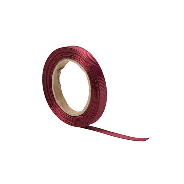 Grosgrain Ribbon, Wine- 6mm x 5m