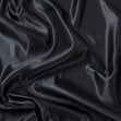 Party Satin Fabric, Black- Width 150cm