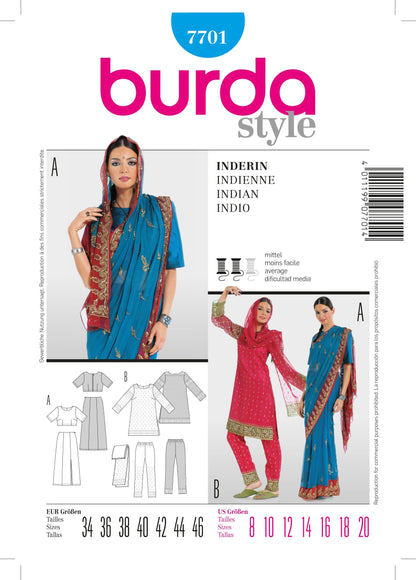 Burda Pattern 7701 (8-20)