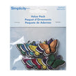 Simplicity Iron On Applique Pack, Butterfly Dark- 12pc