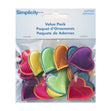 Simplicity Iron On Applique Pack, Hearts- 15pc