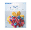 Simplicity Iron On Applique Pack, Daisy- 8pc