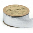 Bowtique Decorative Ribbon, Silver Metallic- 25mm x 5m