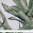 Cotton Duck Fabric, Lush Jungle Aloe Vera- Width 145cm