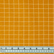 Cotton Duck Fabric, Mustard Check- Width 140cm