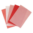 Arbee Printed Felt Sheets, Red Patterns- 12pk