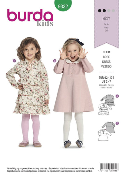 Burda Pattern B9332 (2-7)