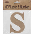 MDF Letter S- 10.5 x 1.5cm